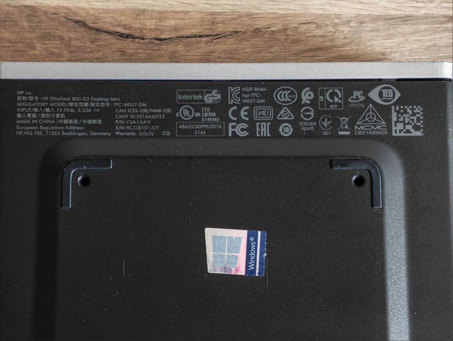 HP EliteDesk 800 G3 Mini (i5 / 32GB RAM / 240GB SSD) Компактен настолен компютър Mini PC