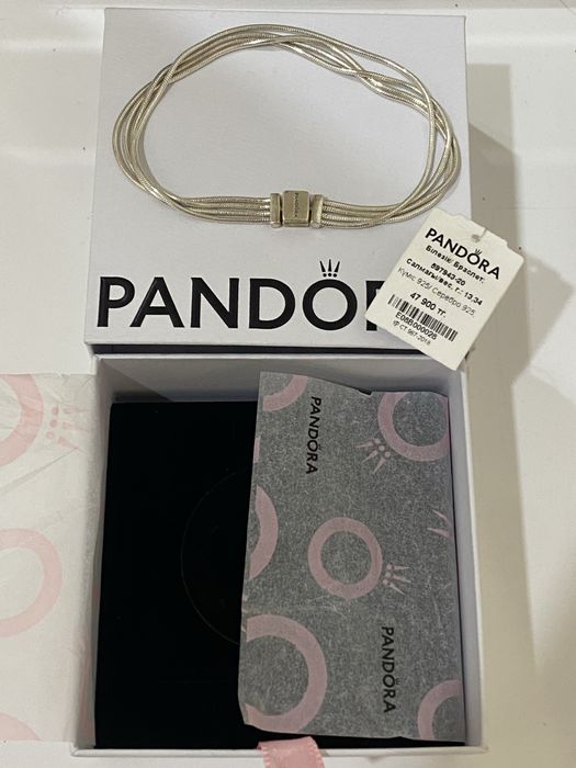 Pandora браслет серебро