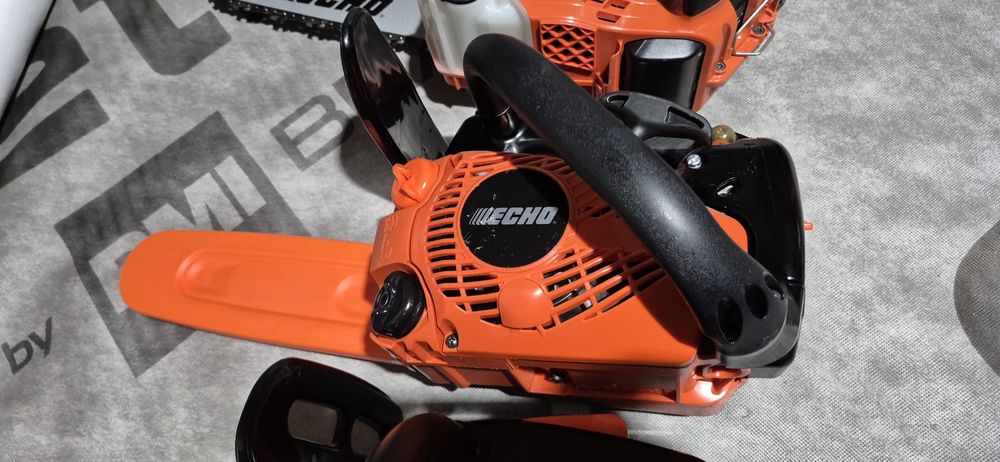 Echo drujba pe benzina, acumulator