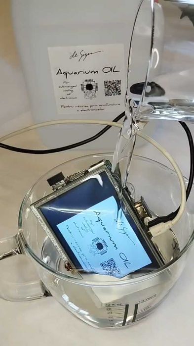 Ulei pentru racire prin scufundare a electronicelor, Aquarium - OIL