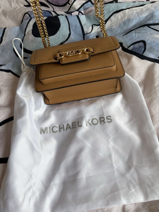 Michael Kors Geantă crossbody Heather mică din piele