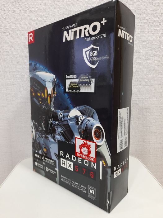 Продам видеокарту SAPPHIRE NITRO+ RX 570 8GB