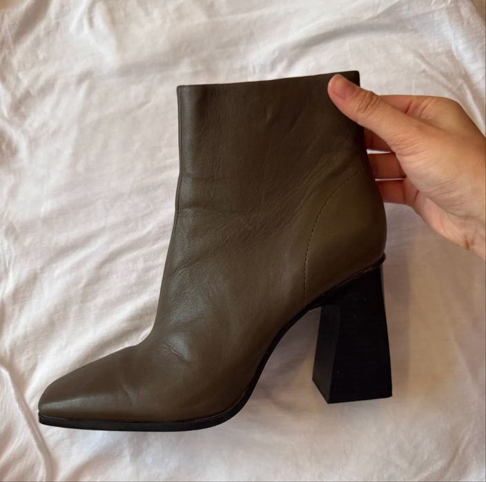 Сапоги манго цвета хаки