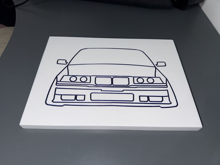 Tablou personalizat gravat cu tematica auto