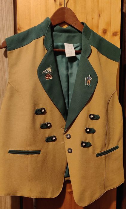 sacou tirolez si vesta tiroleza, unisex, marime 44-46, noi