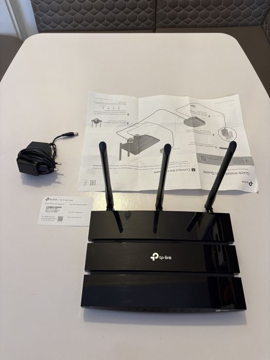 Router TP-Link AC1750, Dual Band, 5 porturi, viteza 1750 Mbps