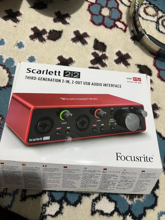 Focusrite Scarlett 2i2 3rd Gen Оригинал