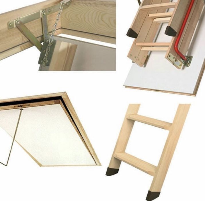 Чердачные лестницы, мансардные окна, окно люк