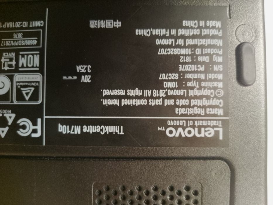 Lenovo Think Centre M710q Tiny