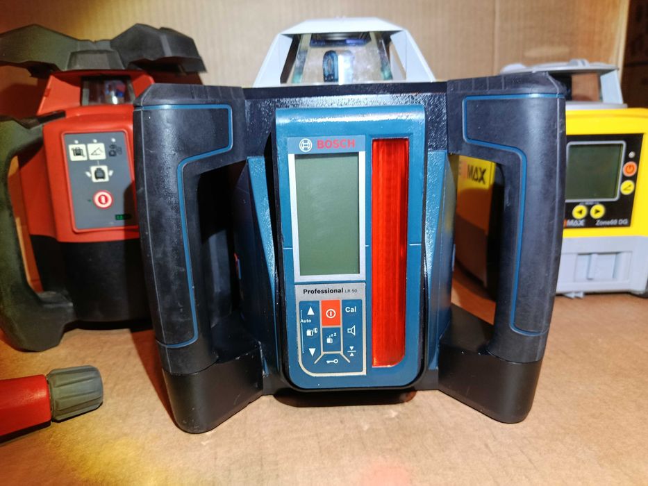 Nivela Laser ROSU BOSCH GRL 500HV Receptor LR50 Protecție antiefracție