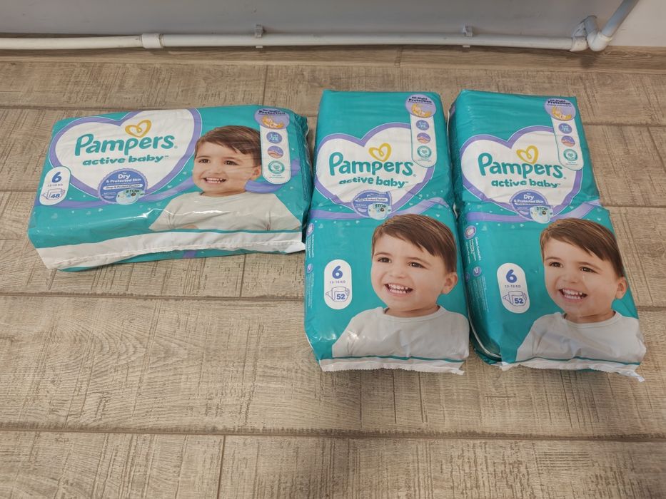 Scutece pampers active baby marimea 6, 13-18 kg