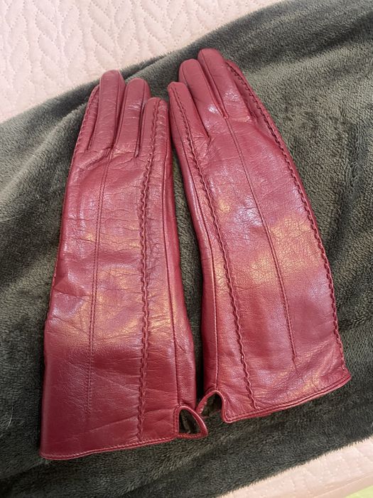 Женские кожаные перчатки