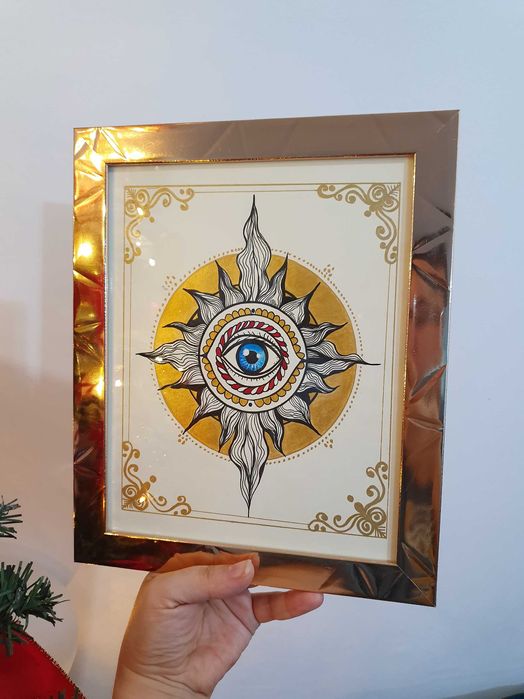 Картина-амулет, ръчна изработка