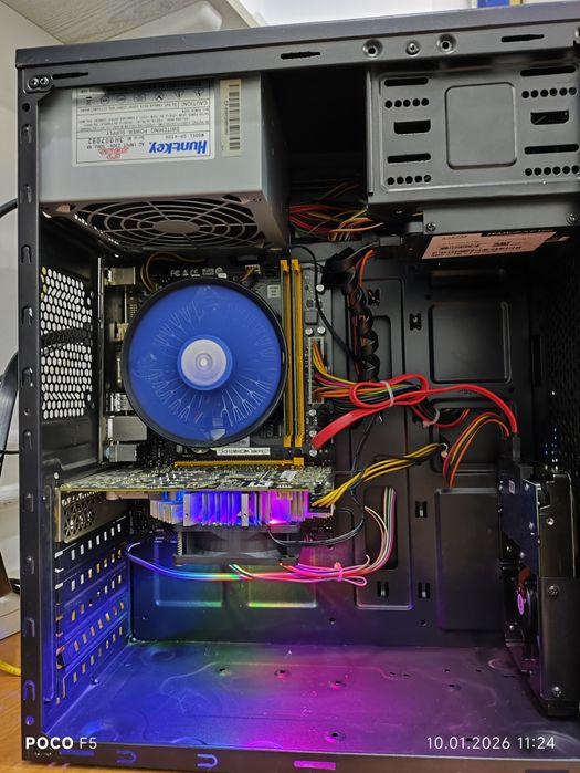 Шустрый игровой компьютер (кейс) DDR4, 8 ОЗУ, SSD, HDD, VideoDDR5