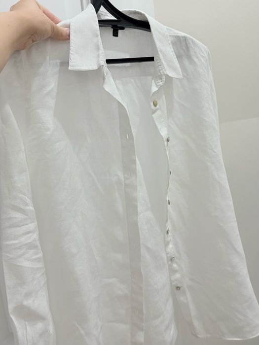 Продам рубашку из льна massimo dutti