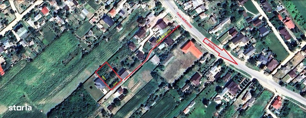De vânzare 1.000mp, Teren Lilieci / Calea Moldovei