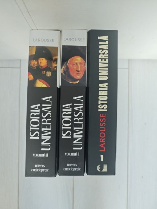 Set Istoria Universala, Larousse, Complet, 3 vol, Univers Enciclopedic