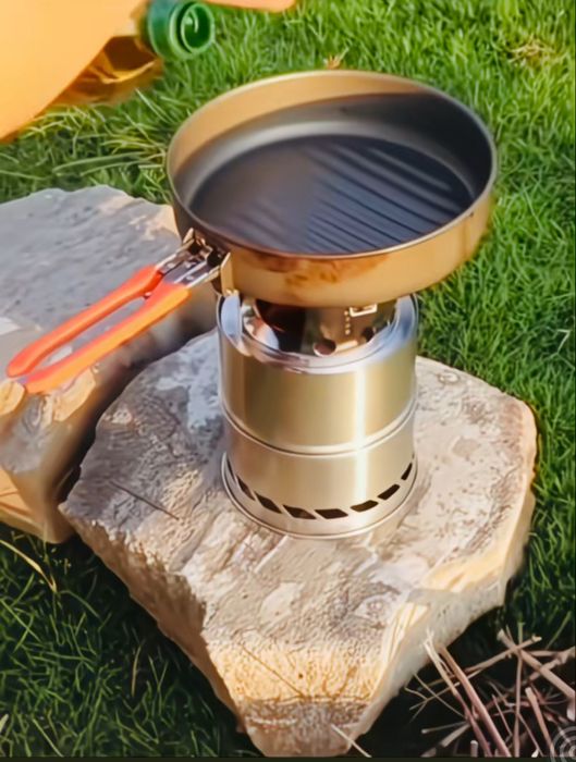 Sayohat uchun yigʻma oʻchoq. Портативная печь для кемпинг
