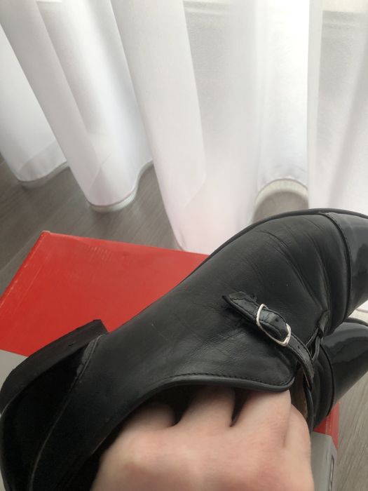 Pantofi din piele, mar.37