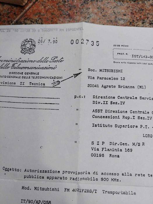 Telefon mobil din 1989