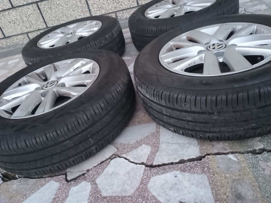 Джанти с гуми за VW 5х112 15 цола