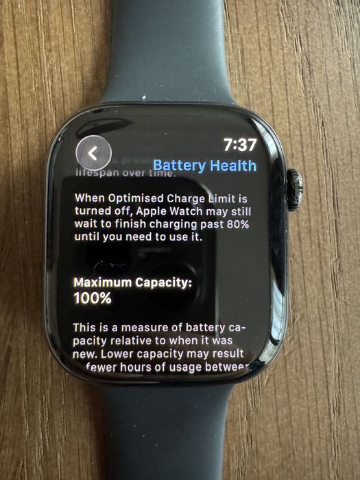 Apple Watch Series 11 (46mm, Titanium, GPS + Cellular) – нов на 3 месеца