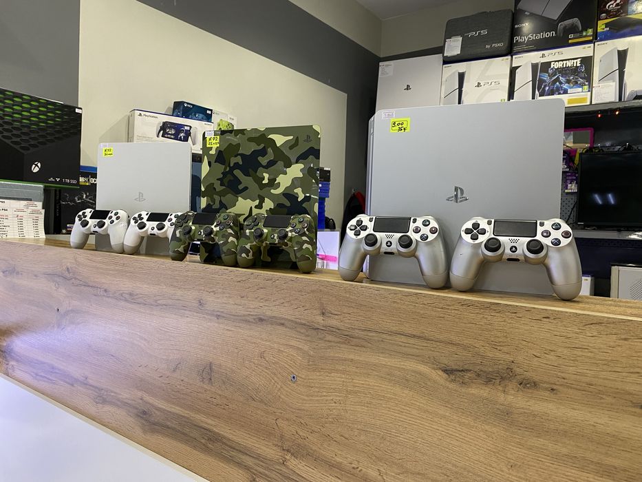 Playstation 4 slim прошитые + много игр