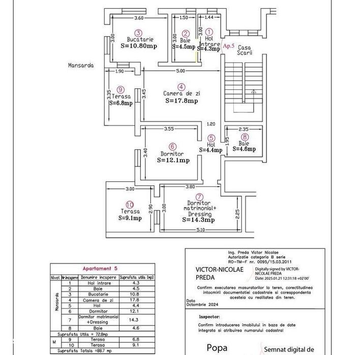 COMISION 0% | Apartament Mosnita Veche | 72.8 mp | 2 Parcari