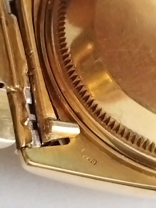 Златен Rolex 18к злато - каса и верижка от 1988г!
