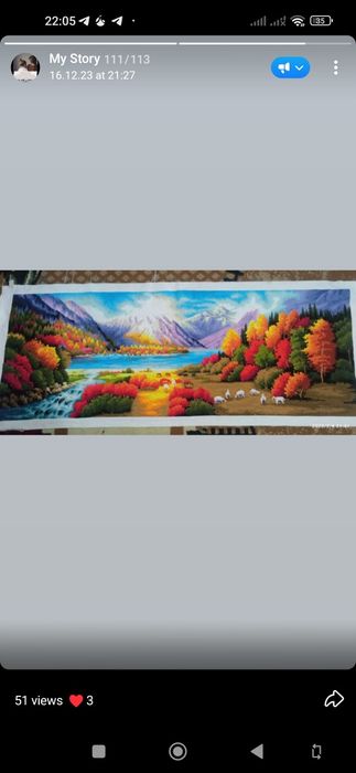 Вышивка крестом Ручная работа