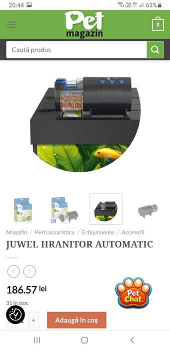 Vand acvariu Juwel 180 litrii