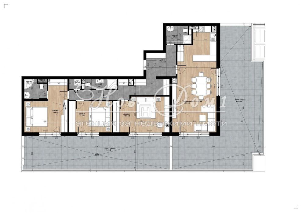 Продава се Четиристаен апартамент в София, Младост 2 - 242 кв.м за 1959 €/кв.м - Снимка #9