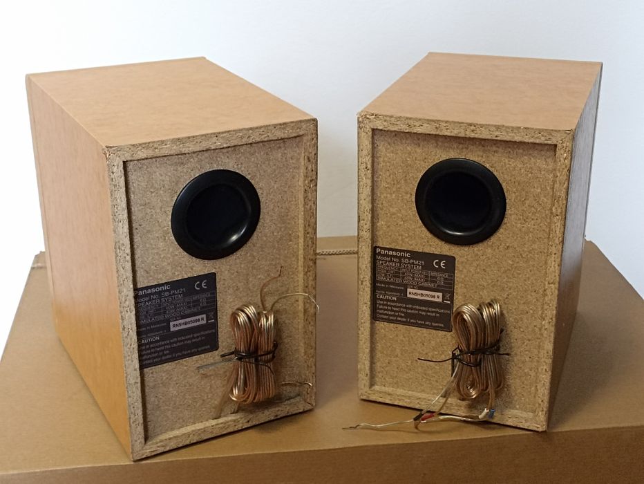 Set/PerecheBoxeAudio-Raft SB-PM21, 6ohmi, 2x40W, impecabile, cu plasa protecție, originale-Panasonic.