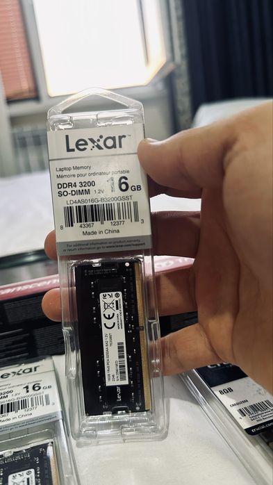 В продаже Transcerd RAM ОЗУ Lexar DDR4