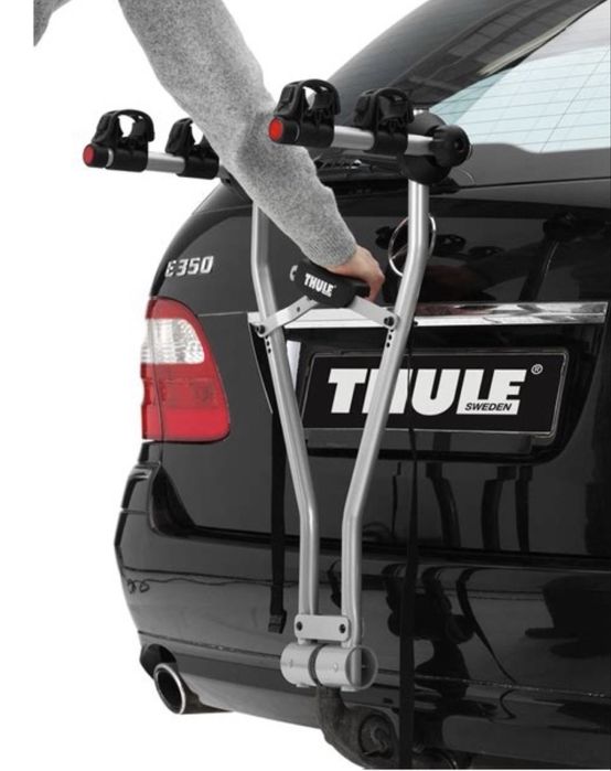 Багажник за теглич Thule Xpress за два велосипеда и работен стенд Crivit