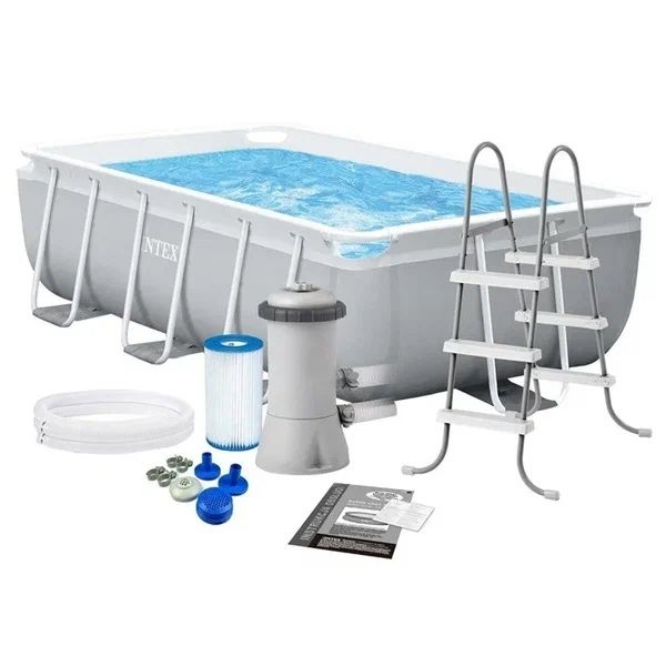 Каркасный бассейн INTEX 400x200x122 Karkasniy basseyn Stoyka baseyin