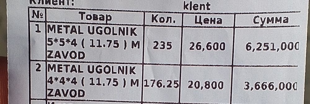 Угольник ugolnik