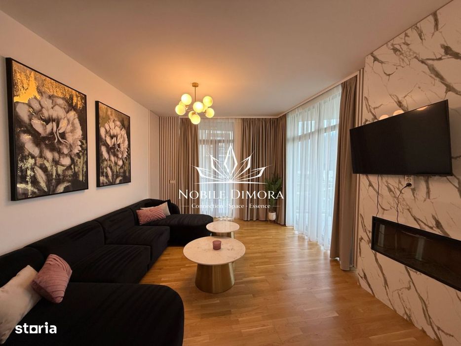 ISHO - Apartament cu 4 camere de lux, 2 bai, 2 balcoane, parcare priva