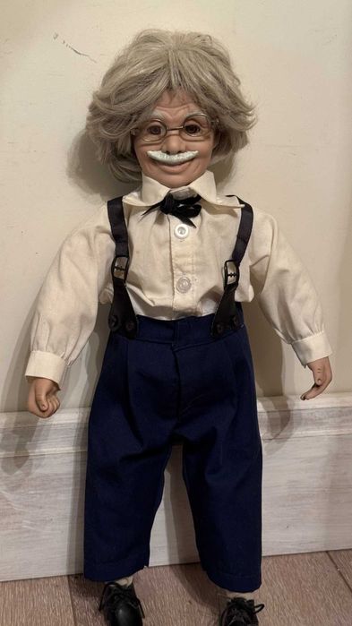 Винтидж кукли, баба и дядо– Норвегия. Рядка Коледна декорация.