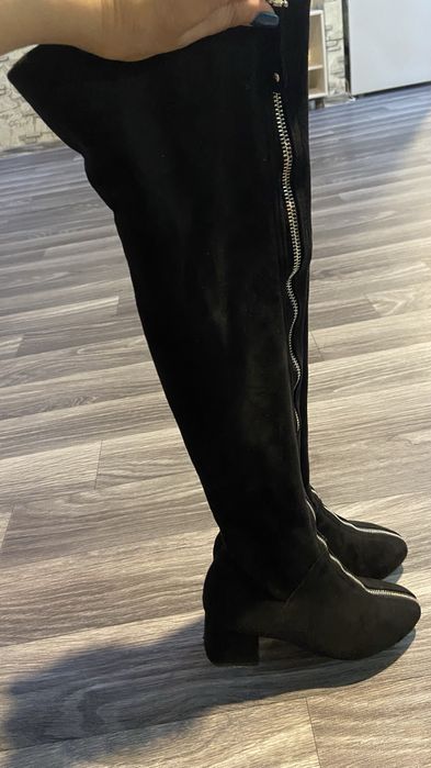 Продам сапоги замшевую