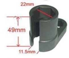 Инстр. за демонтаж и монтаж на ламбда сонда 1/2"-22 мм (7/8"HEX) 50359