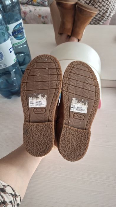 Ghete fetițe primăvară-toamnă Clarks piele naturala 29
