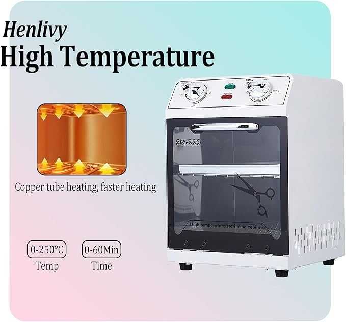 Sterilizator la temperatură înaltă, de mare capacitate de 8L