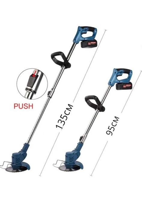 Безжичен Градински Тример за трева Kraftworld 36v + 2 Батерии 8ah