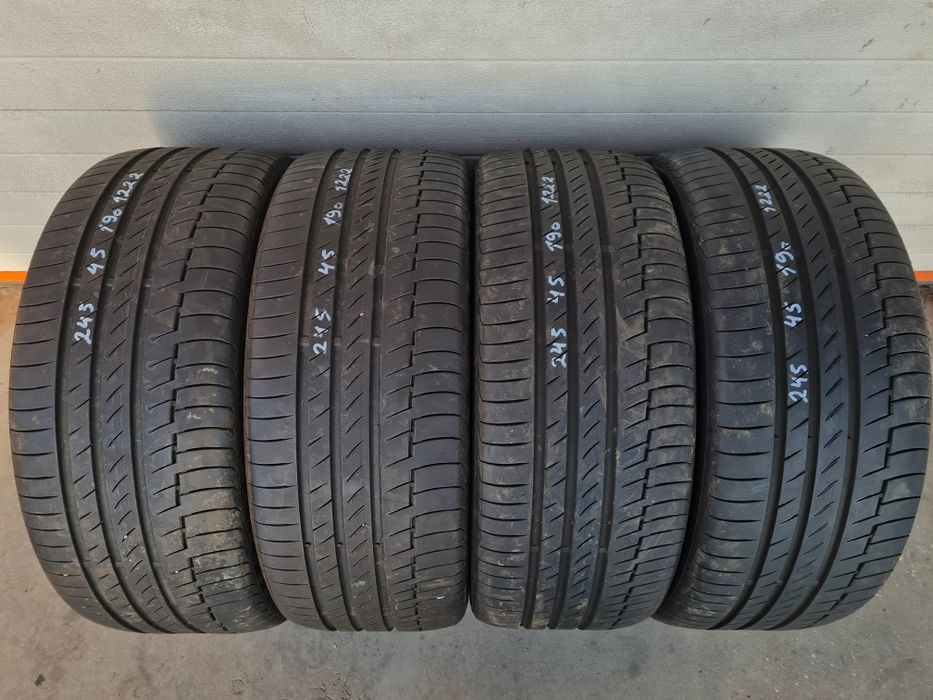Летни гуми 4 броя CONTINRNTAL PremiumContact6 245 45 R19 дот 11622