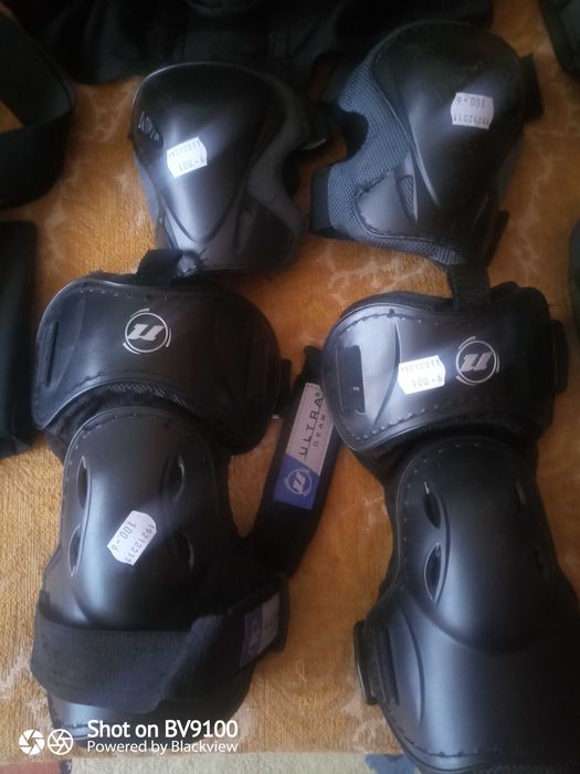 Echipament protectie scooter, skatebord Tecnno Pro Black