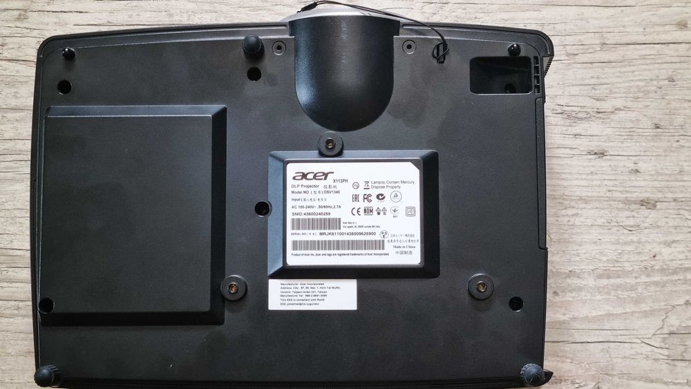 Videoproiector ACER X113PH, HDMI, doar 122 ore funcționare + Geantă cadou