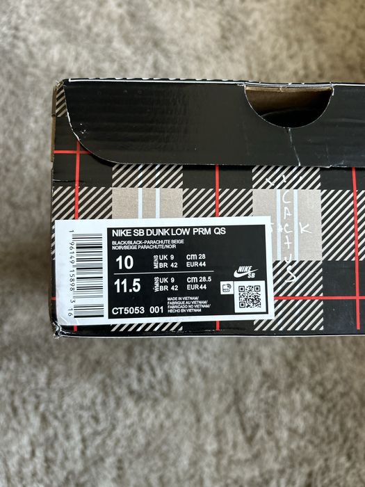 Nike SB Dunk Cactus Jack Travis Scott 44