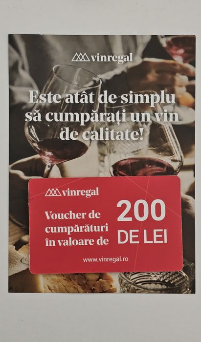 Voucher cadou Vinregal