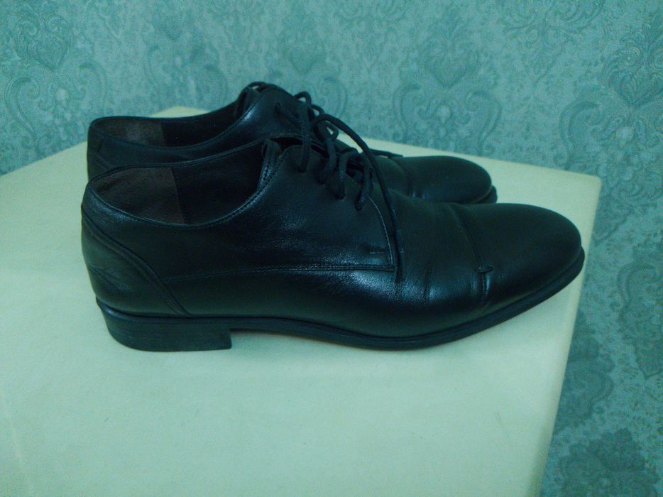 Кожанные туфли мужские ETOR